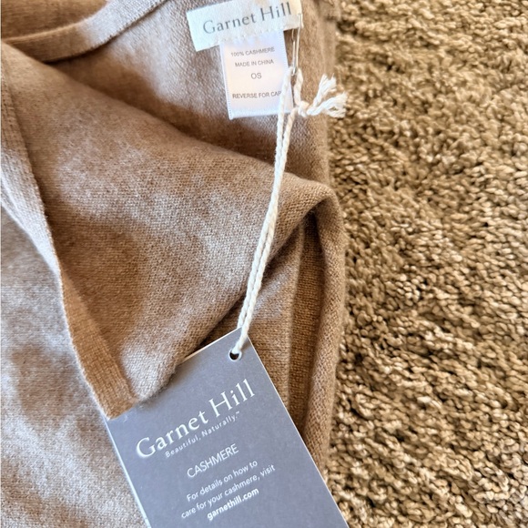 Garnet Hill Cashmere Wrap-brand new with tag - Picture 3 of 3